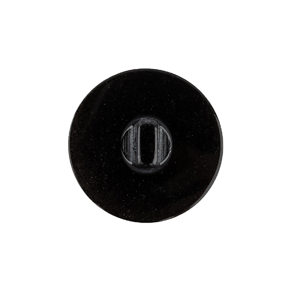 Black Rainbow Glitter Translucent Shank Back Button - 36L/23mm