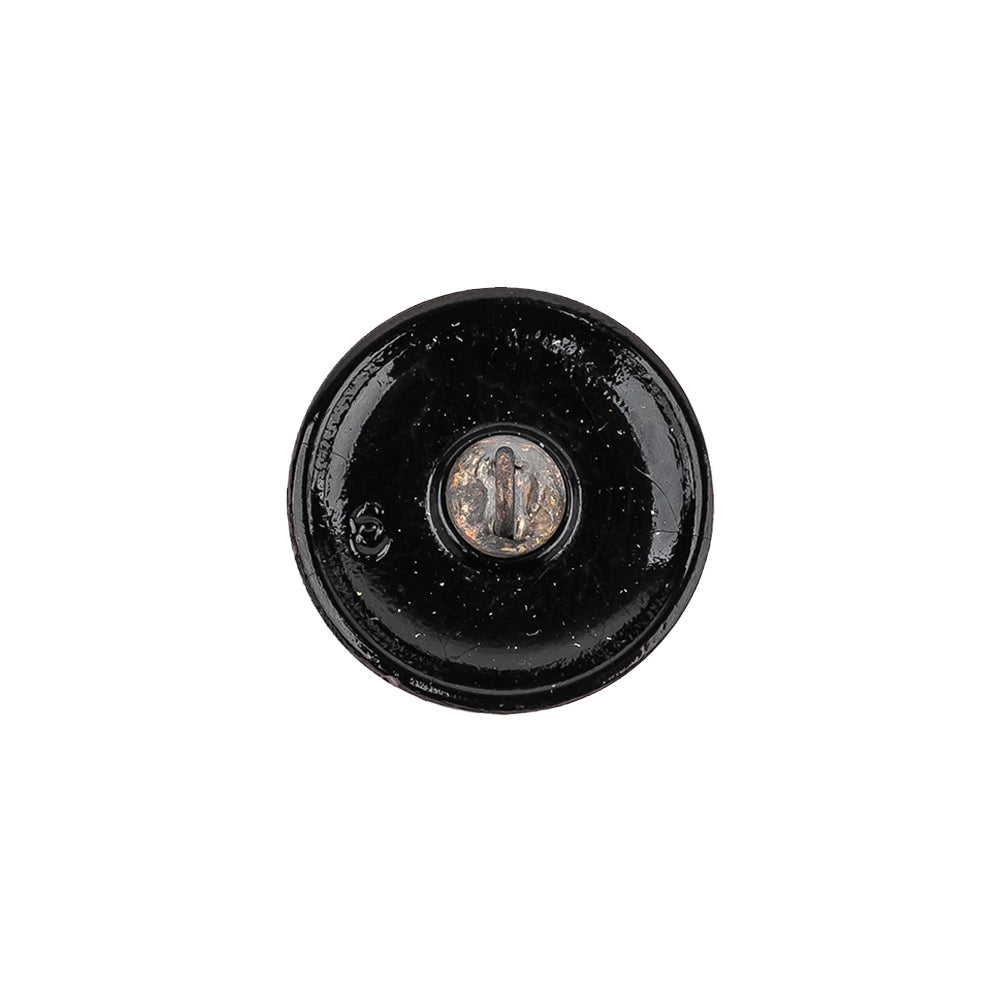 Vintage Amethyst Classical Shank Back Glass Button - 28L/18mm