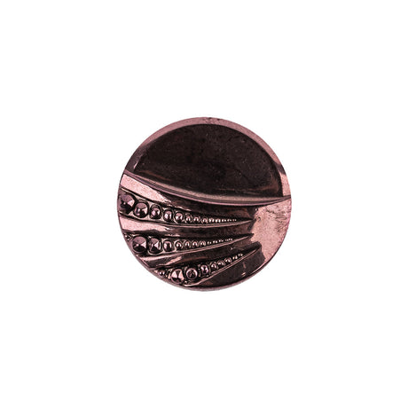 Vintage Amethyst Classical Shank Back Glass Button - 28L/18mm
