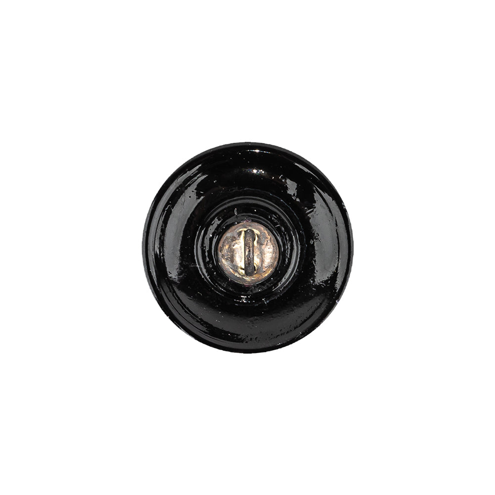 Vintage Dk Montana Classical Shank Back Glass Button - 28L/18mm