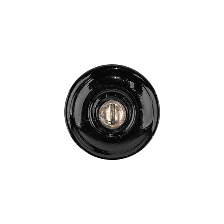 Vintage Dk Montana Classical Shank Back Glass Button - 28L/18mm