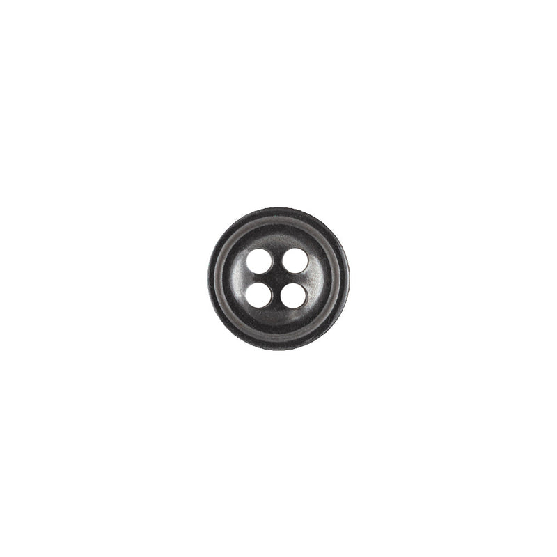 Light Gray Iridescent 4-Hole Plastic Button - 16L/10mm