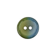 Italian Aqua Paradise and Lime 2-Hole Plastic Button - 24L/15mm