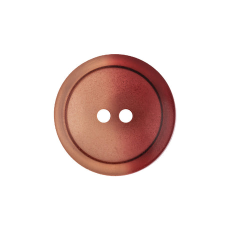 Italian Rosedust and Sunset 2-Hole Plastic Button - 36L/23mm
