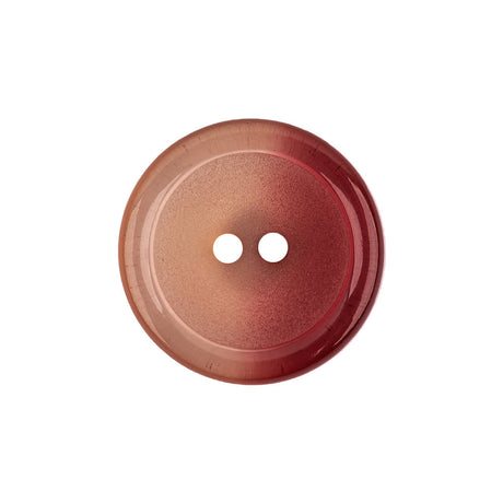 Italian Rosedust and Sunset 2-Hole Plastic Button - 36L/23mm