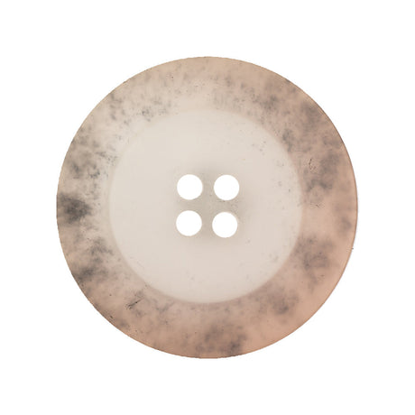 DL Sunlight and Black Speckled Translucent 4-Hole Button - 44L/28mm