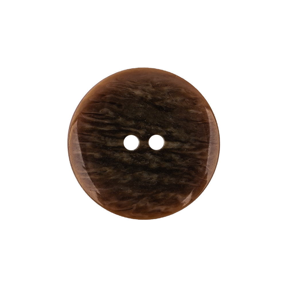 Cameo Brown and Twill Iridescent 2-Hole Plastic Button - 36L/23mm