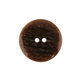 Cameo Brown and Twill Iridescent 2-Hole Plastic Button - 36L/23mm