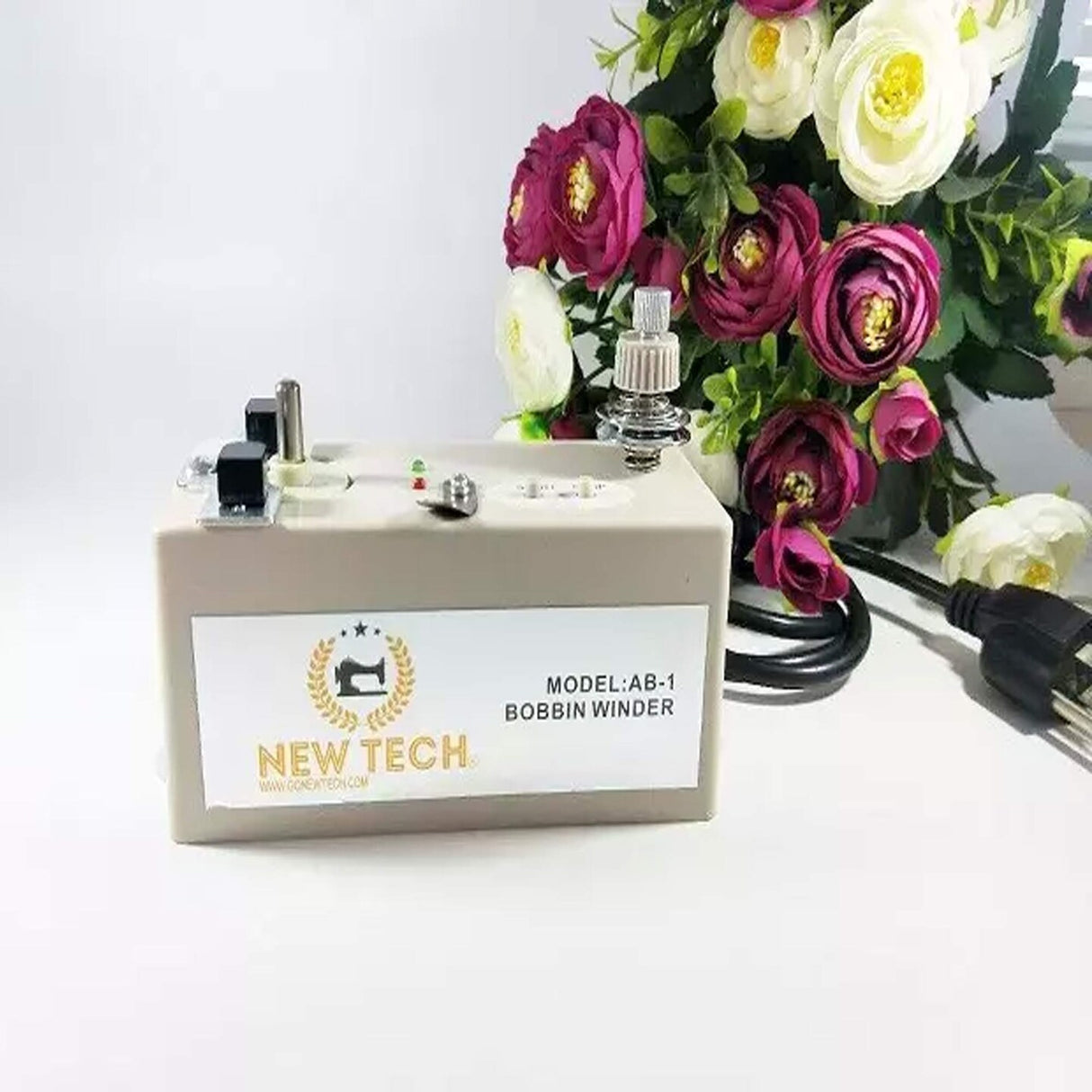 New-Tech Automatic Bobbin Winder With Thread Stand