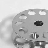 Extra Large Sewing Machine Bobbin with Holes for Consew Machines #70141 Heavy Duty Steel