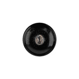 Vintage Amethyst Floral Shank Back Glass Button - 28L/18mm