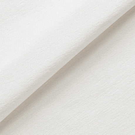 Platform White Salt Acrylic Fabric - White Chenille, Railroaded, 54" Width (1 Yard)