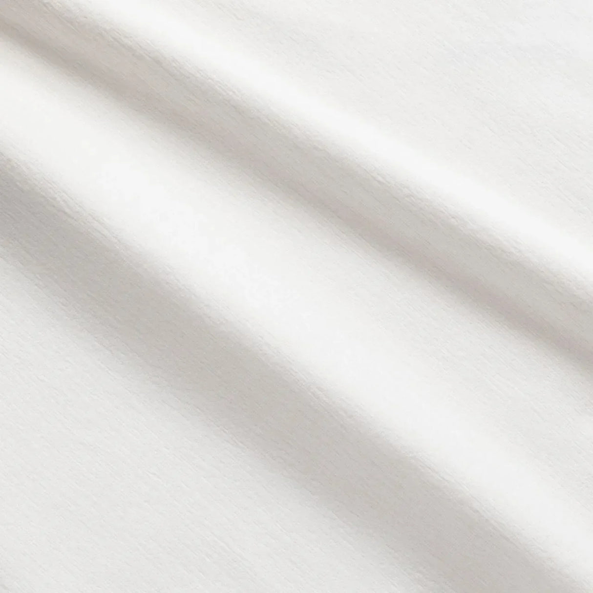 Platform White Salt Acrylic Fabric - White Chenille, Railroaded, 54" Width (1 Yard)