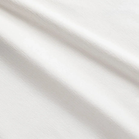 Platform White Salt Acrylic Fabric - White Chenille, Railroaded, 54" Width (1 Yard)