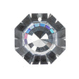 Vintage Swarovski Crystal Reverse Mirror Coated Faceted Pendant - 1.0625" x 1.0625"