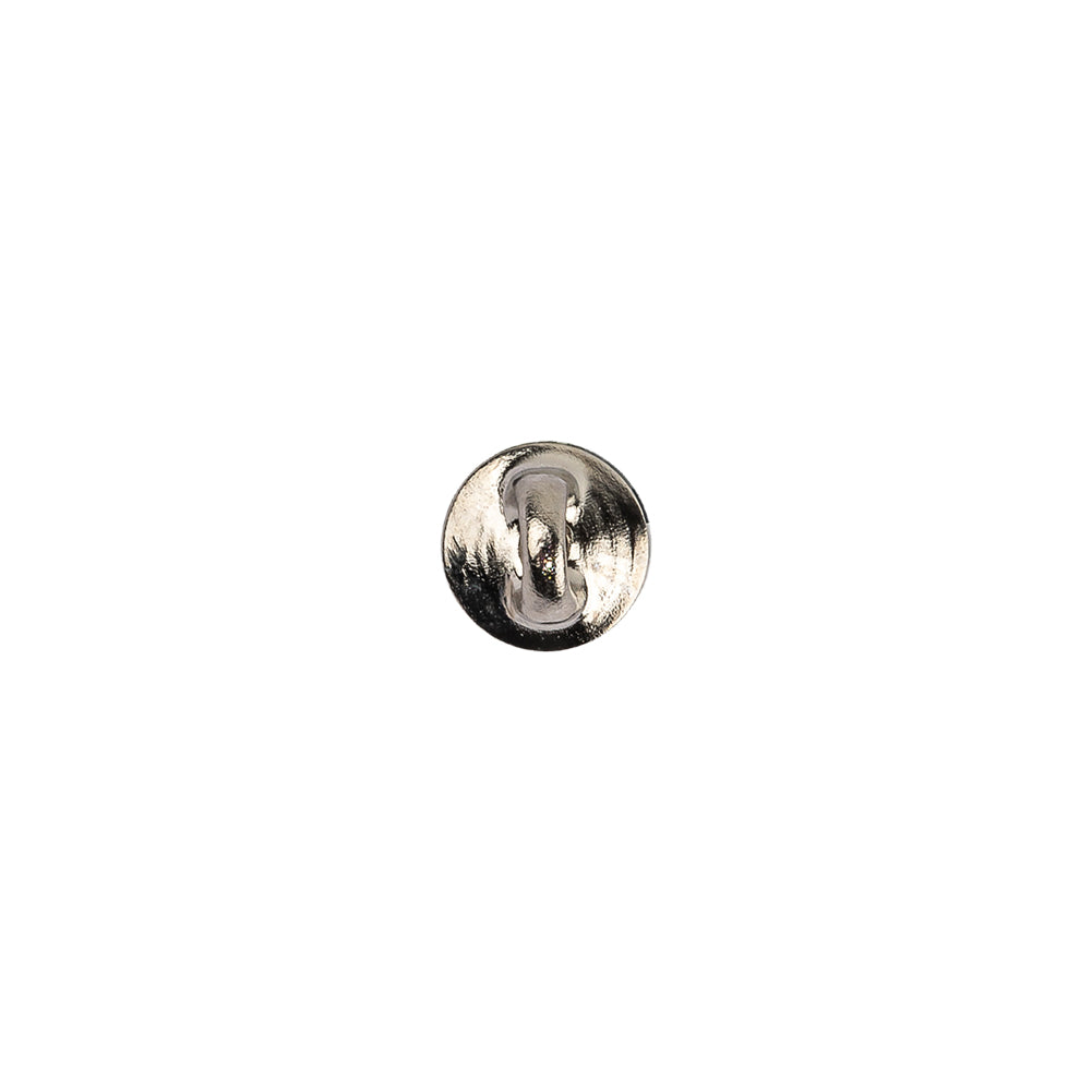Vintage Swarovski Crystal and Silver Aluminum Finished Shank Back Button - 10L/6mm