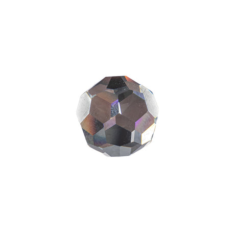 Vintage Swarovski Crystal Reverse Mirror Coated Faceted Shank Back Ball Button - 22L/14mm