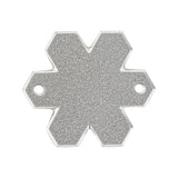 Vintage Swarovski Vitrail Medium Snowflake Sew-On Rhinestone - 30mm