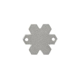 Vintage Swarovski Vitrail Medium Snowflake Sew-On Rhinestone - 20mm