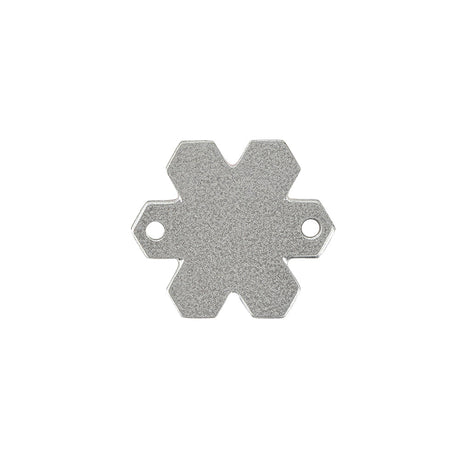 Vintage Swarovski Vitrail Medium Snowflake Sew-On Rhinestone - 20mm