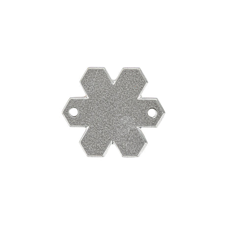 Vintage Swarovski Crystal Vitrail Light Snowflake Sew-On Rhinestone - 20mm