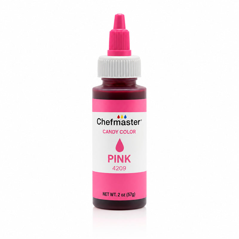 Chefmaster Pink Liquid Candy Color, 2 Oz