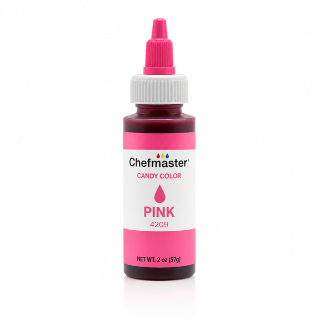 Chefmaster Pink Liquid Candy Color, 2 Oz