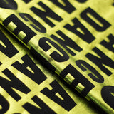 Dance Foil Polyester Spandex Fabric - Assorted Colors, Hologram Stripe Pattern, 58-60" Width (1 Yard)