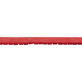 Vintage Red Bugle Beads on Red Trimming - 0.375"