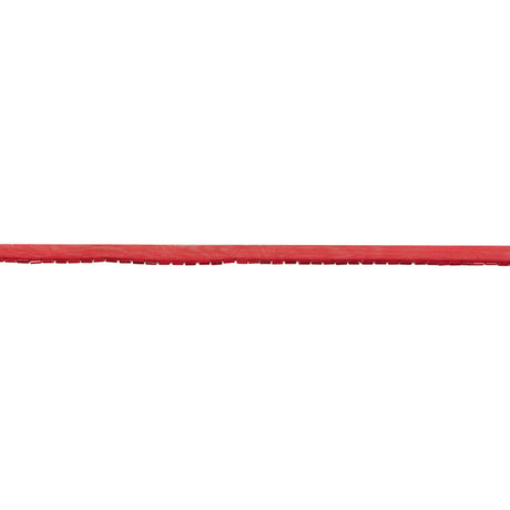 Vintage Red Bugle Beads on Red Trimming - 0.375"