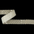 Vintage Silver Lined 4 Row Seed and Bugle Bead Checkerboard Trimming - 1.25"