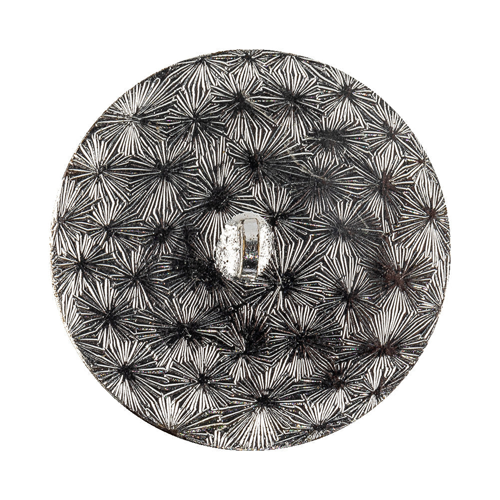 Vintage Swarovski Pearl, Crystal Rhinestones and Silver Metal Shank Back Button - 54L/34mm