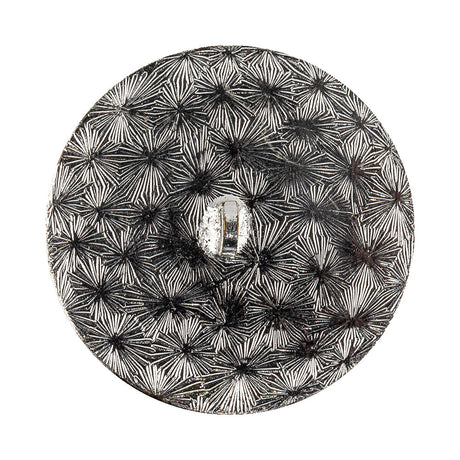 Vintage Swarovski Pearl, Crystal Rhinestones and Silver Metal Shank Back Button - 54L/34mm