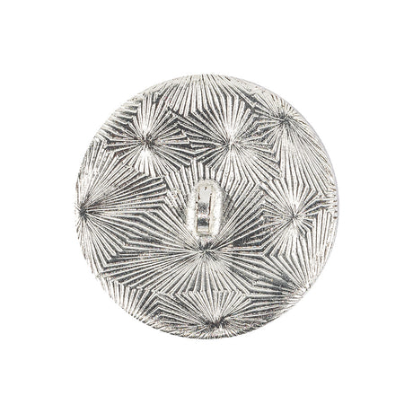 Vintage Swarovski Jet, Crystal Rhinestones and Silver Metal Shank Back Button - 40L/25.5mm