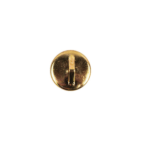 Vintage Swarovski Crystal Rhinestone and Gold Edged Self Back Button - 18L/11.5mm