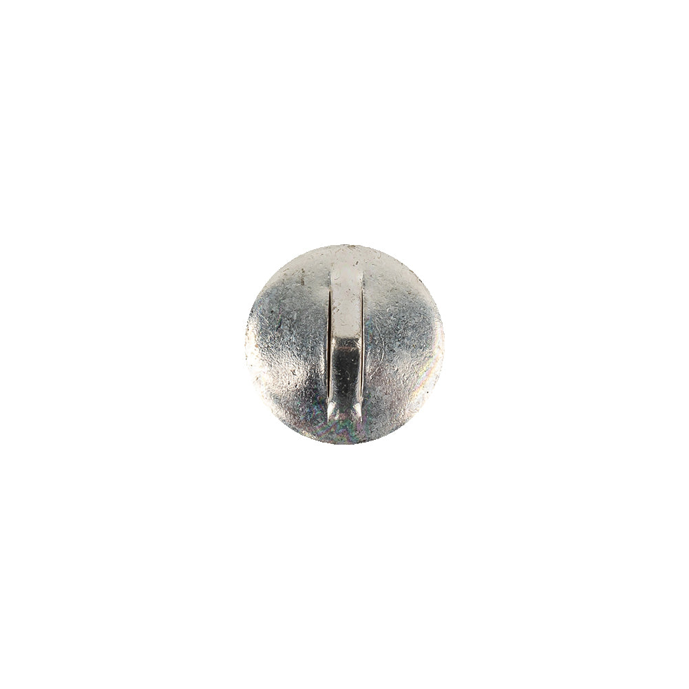 Vintage Swarovski Crystal Rhinestone and Silver Edged Self Back Button - 18L/11.5mm