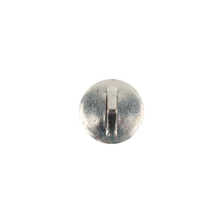 Vintage Swarovski Crystal Rhinestone and Silver Edged Self Back Button - 18L/11.5mm