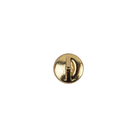 Vintage Swarovski Crystal AB Rhinestone and Gold Edged Self Back Button - 14L/9mm