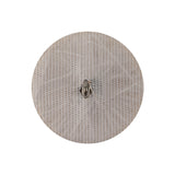 Vintage White Chop Beaded Dome Shaped Shank Back Button - 40L/25.5mm