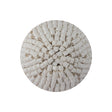 Vintage White Chop Beaded Dome Shaped Shank Back Button - 40L/25.5mm