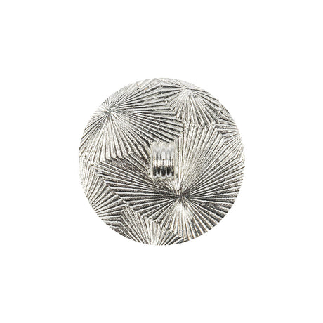 Vintage Crystal Rhinestones and Silver Metal Sawtooth Edge Shank Back Button With No Center - 34L/21.5mm