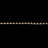 Vintage Gold Pearl Plastic Chain Trimming - 4mm