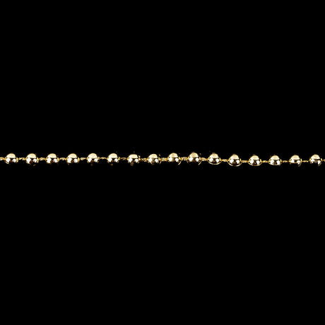 Vintage Gold Pearl Plastic Chain Trimming - 4mm