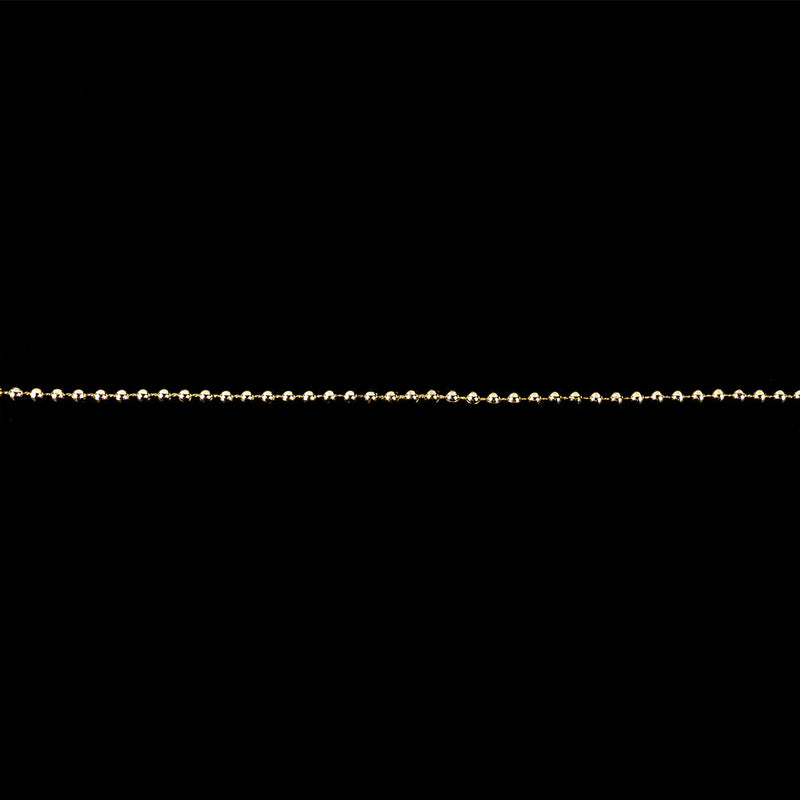 Vintage Gold Pearl Plastic Chain Trimming - 4mm