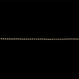 Vintage Gold Pearl Plastic Chain Trimming - 4mm