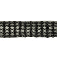 Vintage Black Latticework Glass Beaded Mesh Trim - 1.75"