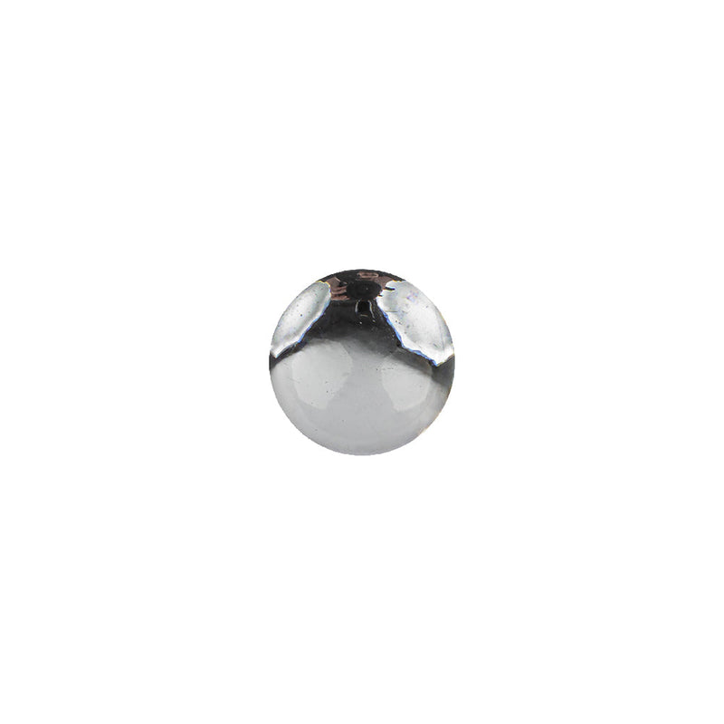 Vintage Swarovski Crystal Aluminum Foiled Dome-Shaped Shank Back Button - 16L/10mm