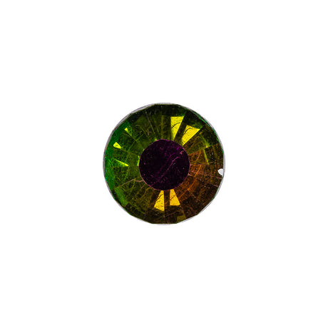 Vintage Swarovski Vitrail Medium and Silver Shank Back Button - 22L/14mm