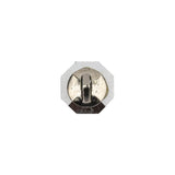 Vintage Swarovski Crystal and Silver Shank Back Button - 20L/12.5mm