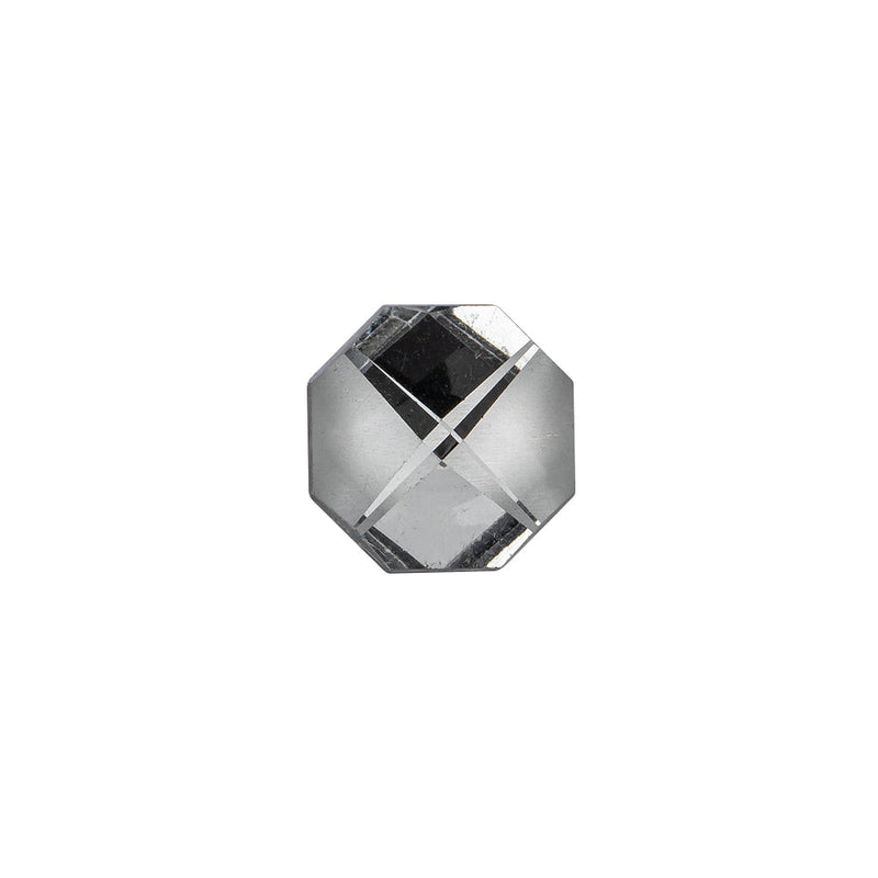 Vintage Swarovski Crystal and Silver Shank Back Button - 20L/12.5mm